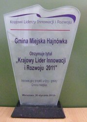 Krajowy Lider Innowacji i Rozwojy 2011