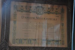 Dyplom Mistrzowski Bolesława Mierzwińskiego (1946r.)