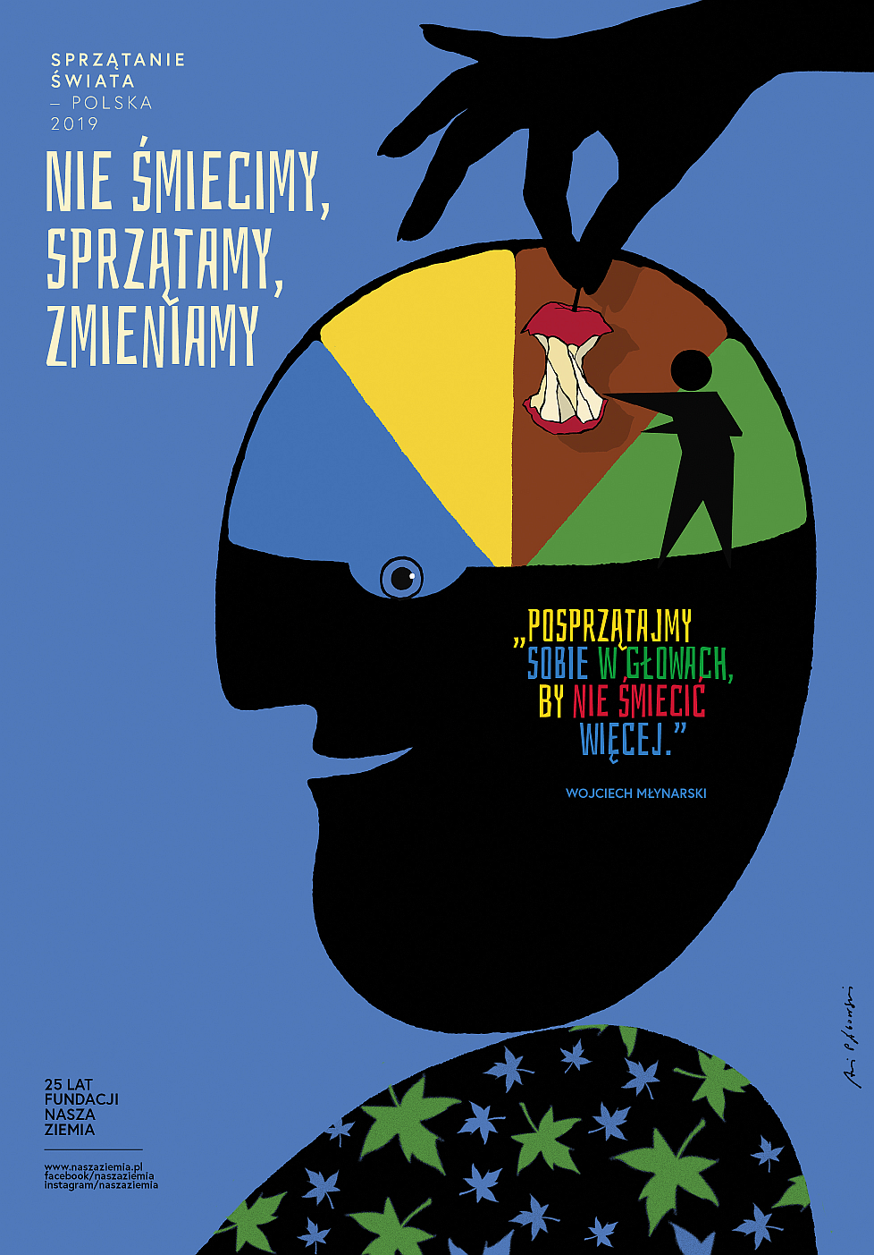 Plakat Akcji Sprzątanie świata - Polska 2019